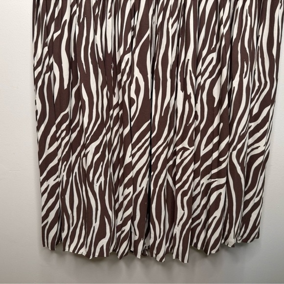 Addition Elle Zebra Animal Print Pleated
Sleeveless Midi Dress A-Line Size 20 - Picture 7 of 10
